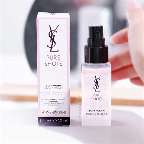 ysl pure shots soft polish double essence รีวิว|Pure Shots Soft Polish Double Essence .